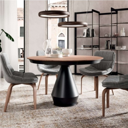 Tavolo allungabile Lycos Ozzio piano in legno